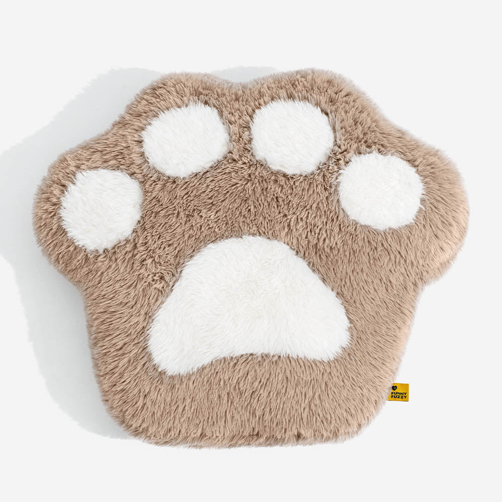 Washable Fluffy Non-Slip Cozy Cat Bed-Paw Spot