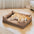 Nordic Style Waterproof Anti-Scratch Washable Dog Sofa Bed with Pillow