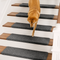 Anti-scratch Faux Sisal Stair Protectors Tape Free Washable Carpet Stair Treads