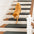 Solid Colour Plush Stair Protectors Non-Slip Tape Free Carpet Stair Treads
