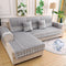 Luxury Quilted Lace Embroidery Non-Slip Sofa Cover