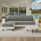 All-Season Anti-Slip Striped Pet Rug Furniture Protector with Armrest Outdoor Sofa Cover - Keep Still
