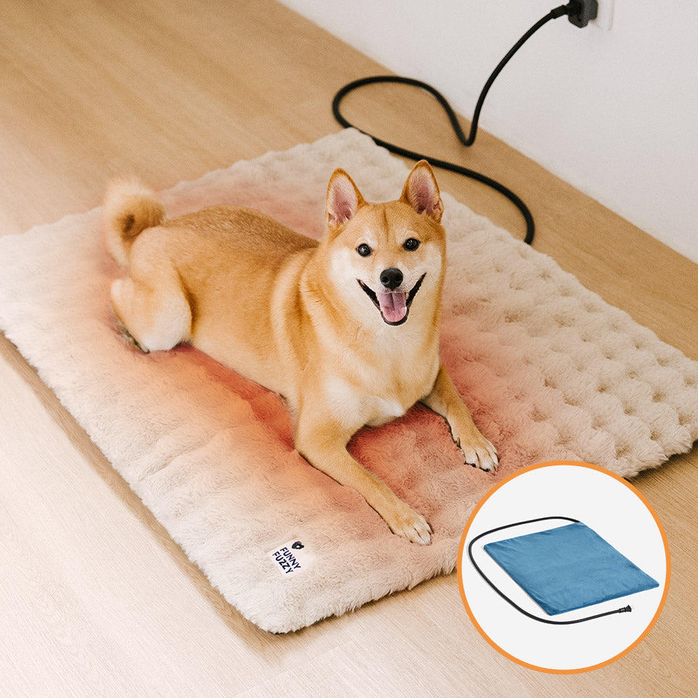 Cozy Plush Warm Washable and Portable Pet Mat - ThermoPad
