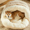 Fun Slipper-style Warm Removable And Washable Enclosed Pet Bed