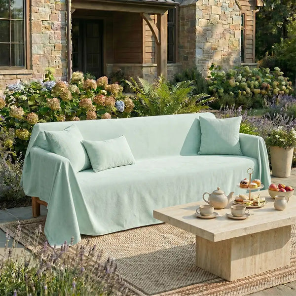 Soft and Waterproof Scratch-Resistant Non-Linting Throw Outdoor Sofa Cover