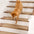 Anti-scratch Faux Sisal Stair Protectors Tape Free Washable Carpet Stair Treads