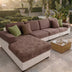 Honeycomb Pattern Water-resistant Stretch Full-Cover Magic Outdoor Sofa Cover