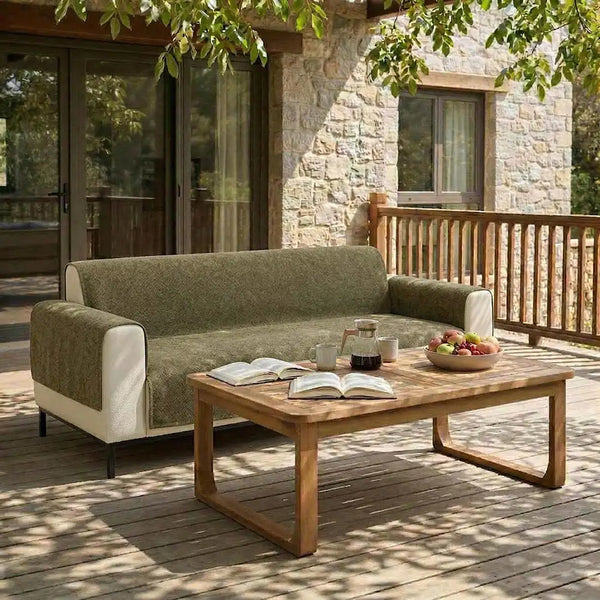 One-Piece Chenille Scratch-Resistant Durable Water-Repellent Non-Slip Outdoor Sofa Cover
