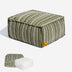 Sustainable Storage Pouf Ottoman & Dog Bed - Funnyfuzzy SnugNest