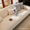 Minimalist Water-resistant Wheat Stripe Design Chenille Sofa Cover