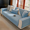 Minimalist Water-resistant Wheat Stripe Design Chenille Sofa Cover