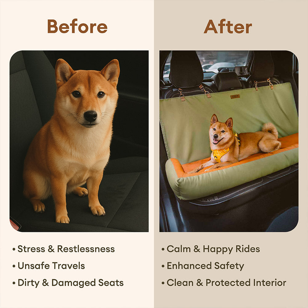 Waterproof Anti-Slip Large Dog Car Seat Cover-Urban Voyager