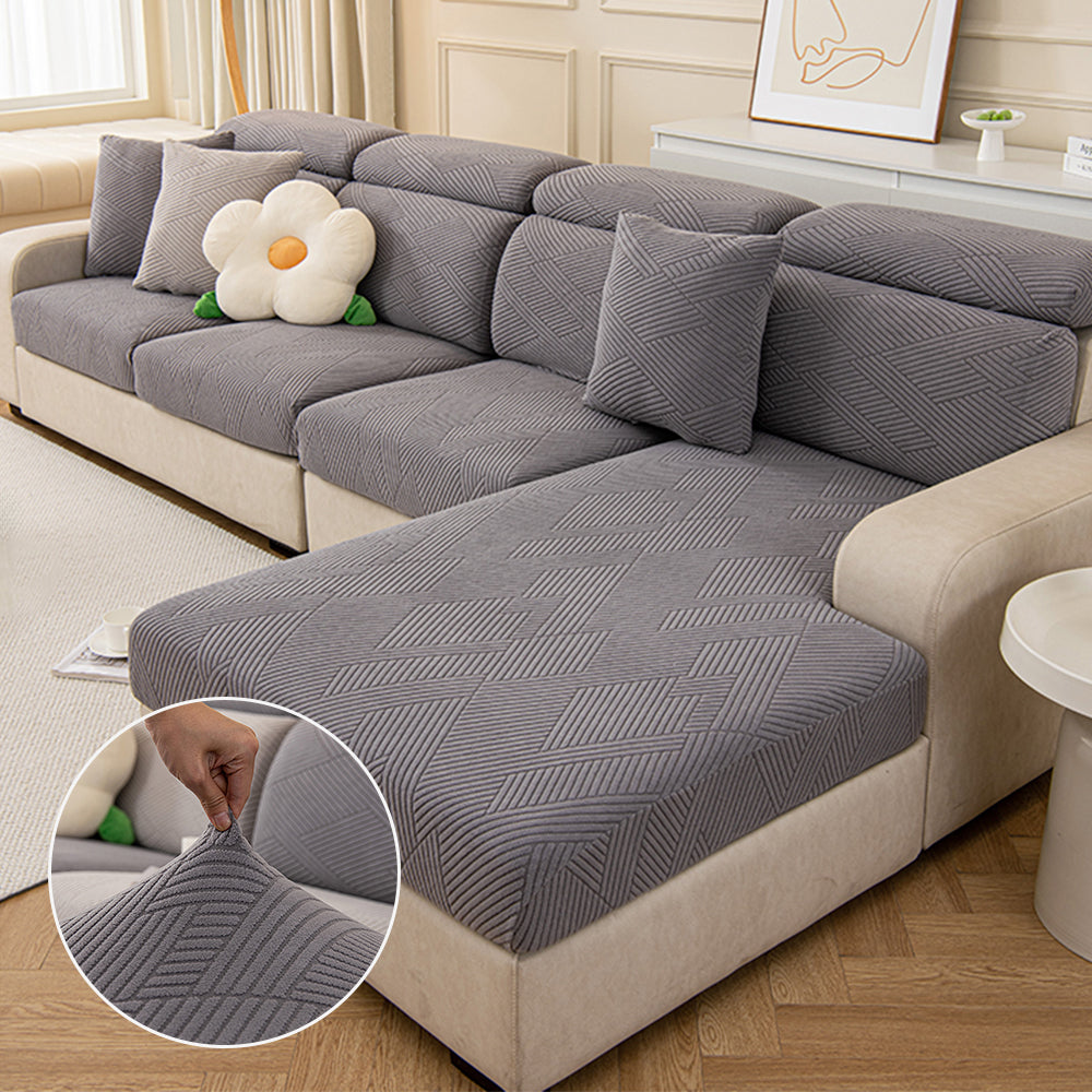 Modern Geometric Stretch Full-Wrap Magic Sofa Cover