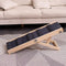 Wooden Dog Ramp 4 Levels Height Adjustable Foldable Dog Stairs