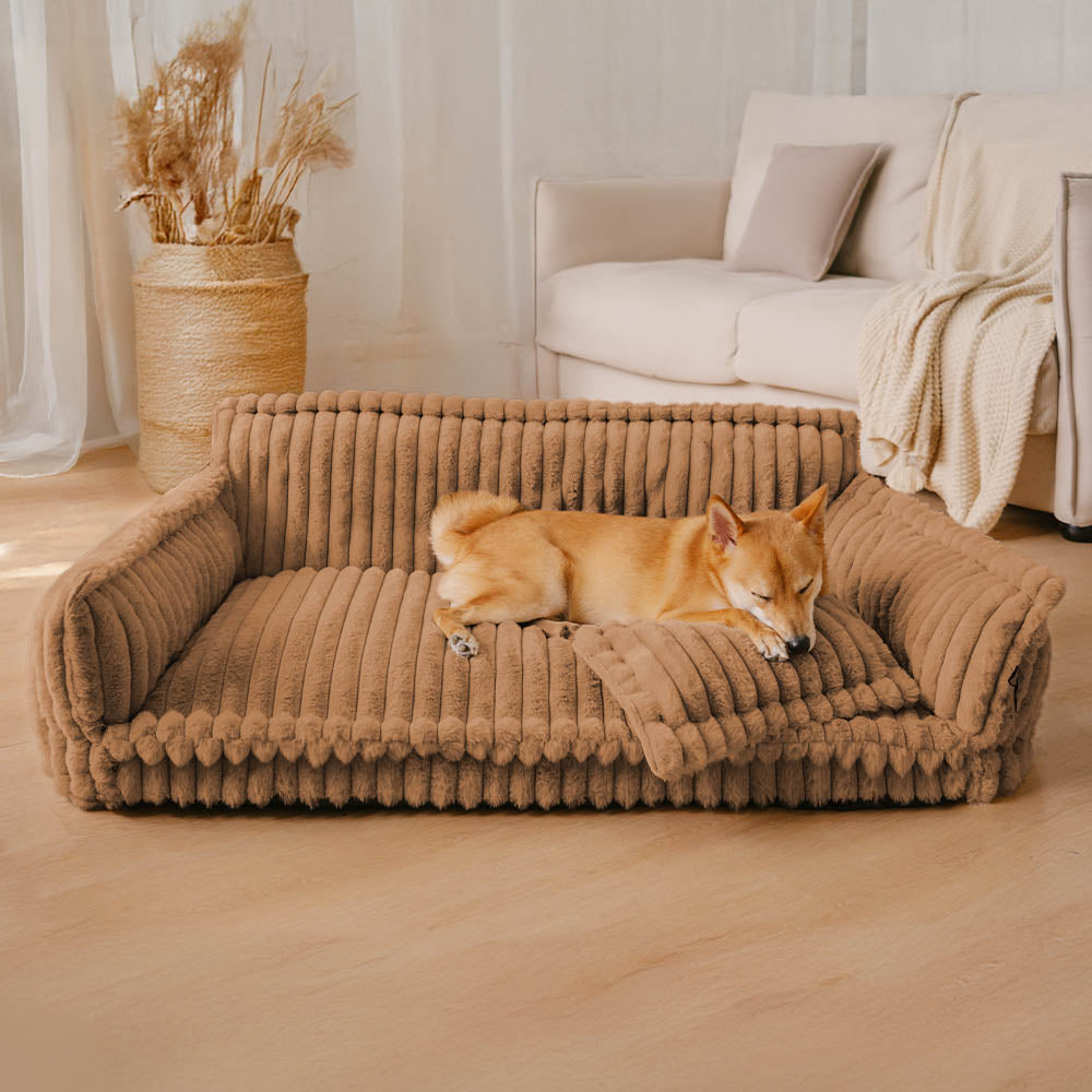 Large Washable Fluffy Orthopedic Soft Dog Pillow Outdoor Dog Sofa Bed-Snoozy Dream