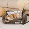 Vintage Chenille Washable Soft Cat Sofa Bed