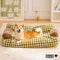 Vintage Leisure Diamond Dog & Cat Sofa Bed - FUNNYFUZZY
