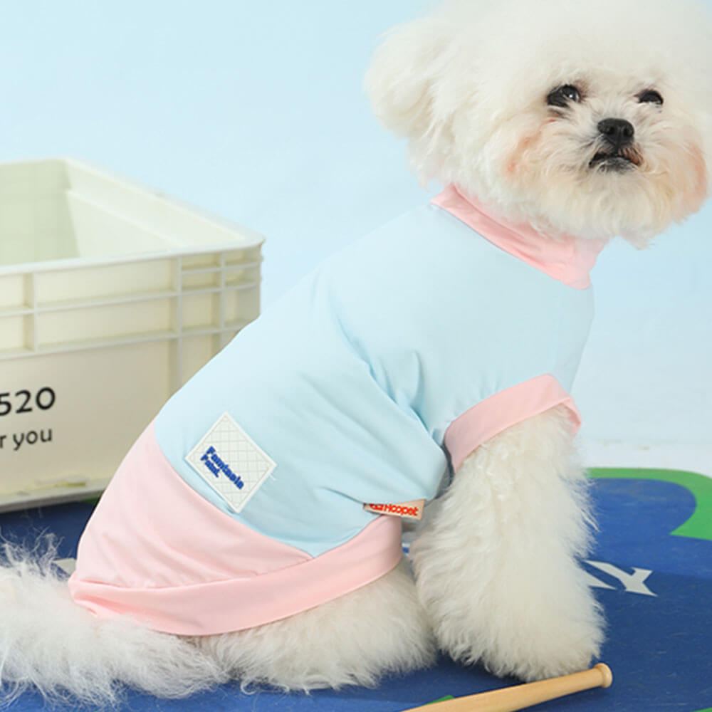 Summer Thin Cool Feeling Breathable Colorblocking Pet Vest