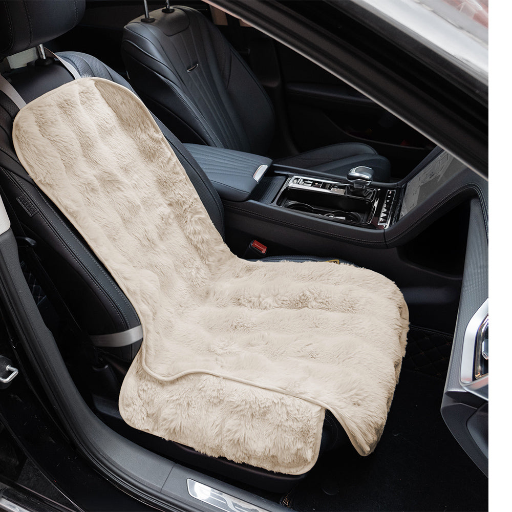 Fluffy Cozy Calming Pet Blanket Car Seat Protector Cover- Surestep