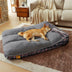 Extra Large Washable Teddy Fluffy Rectangle Dog Bed - Night-night