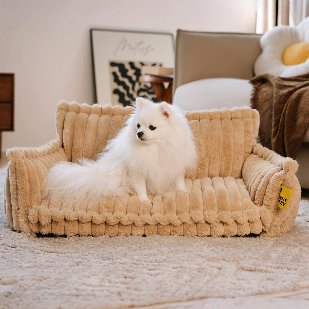 Large Washable Fluffy Orthopedic Soft Dog Pillow Dog Sofa Bed-Snoozy Dream