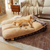 Extra Large Washable Teddy Fluffy Rectangle Dog Bed - Night-night