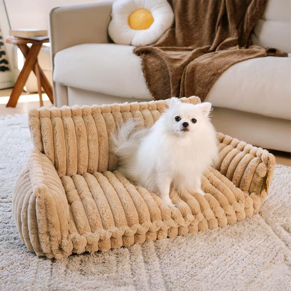 Large Washable Fluffy Orthopedic Soft Dog Pillow Dog Sofa Bed-Snoozy Dream Home Bundle