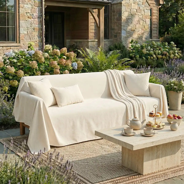Soft and Waterproof Scratch-Resistant Non-Linting Throw Outdoor Sofa Cover