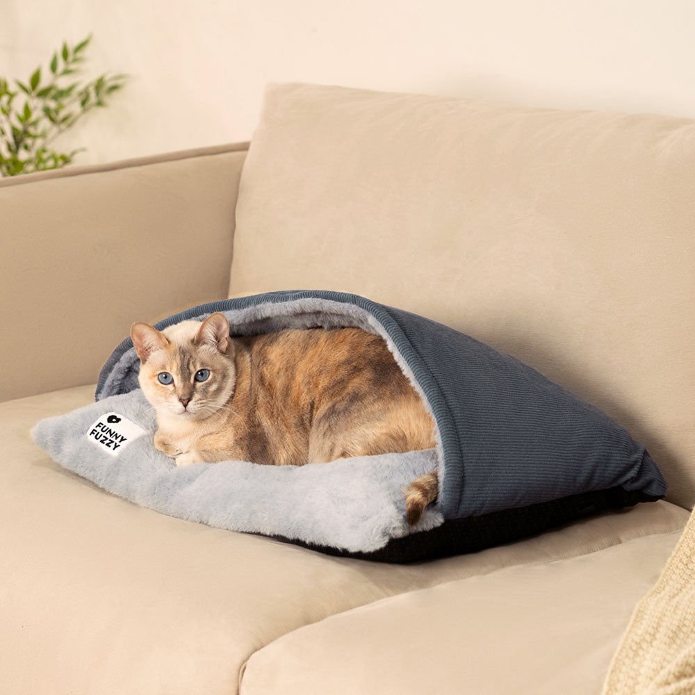 Sac de couchage pour chiot extrêmement doux et pelucheux, lit pour chien