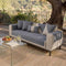 Breathable Woven Cotton Linen Non-Slip Outdoor Sofa Cover