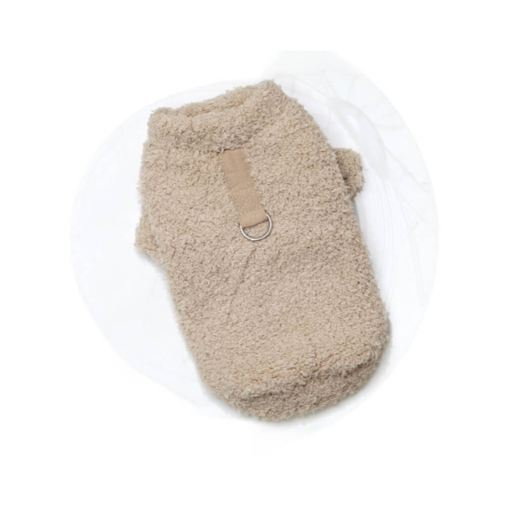 Cozy and Soft Fleece Dog Sweater - Perfect for Cold Weather Comfort