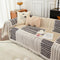 Geometric Pattern Multi-Color Sofa Cover - Modern Design for a Stylish Home