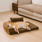 Corduroy Anti-Scratch Removable Orthopedic Dog Bed with Pillow - ComfySofa