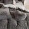 Ensemble de draps de lit longs et chauds en peluche, luxe romantique, épais