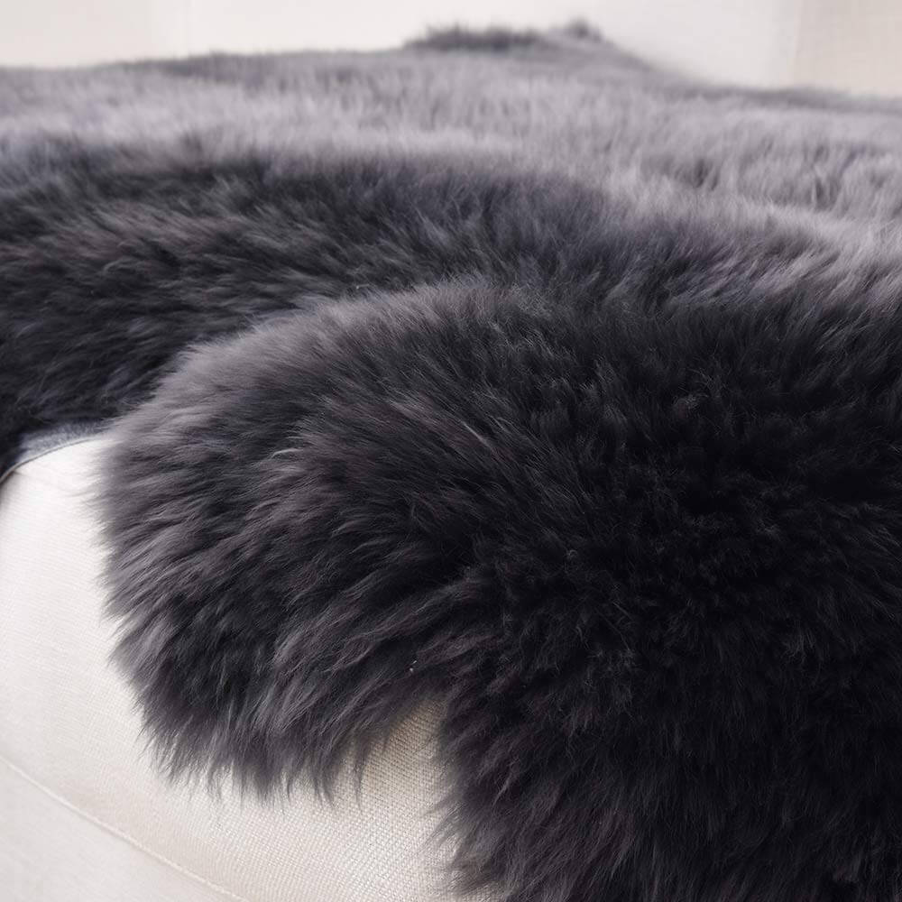 Long Plush Soft Irregular Cashmere Rug – Cozy Comfort for Your Home