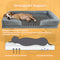 Detachable Water-Repellent Full Surround Support Orthopedic Dog Bed