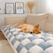Cozy Plaid Patchwork Pet Mat Furniture Protector Sofa Cover