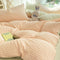 All-Seasons Seersucker Solid Color Comfort Bed Sheet Set