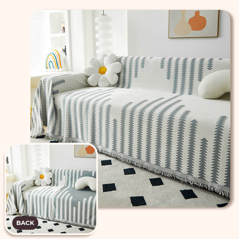 All-seasons Chenille Fabric Double-sided Anti-scratch Home Decoration Couch Cover