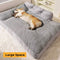 Grand lit d'oreiller lavable et épais pour chat et chien, toutes saisons