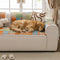 Artistic Line Quilted Comfortable Sofa Protection Non-Slip Sofa Cover