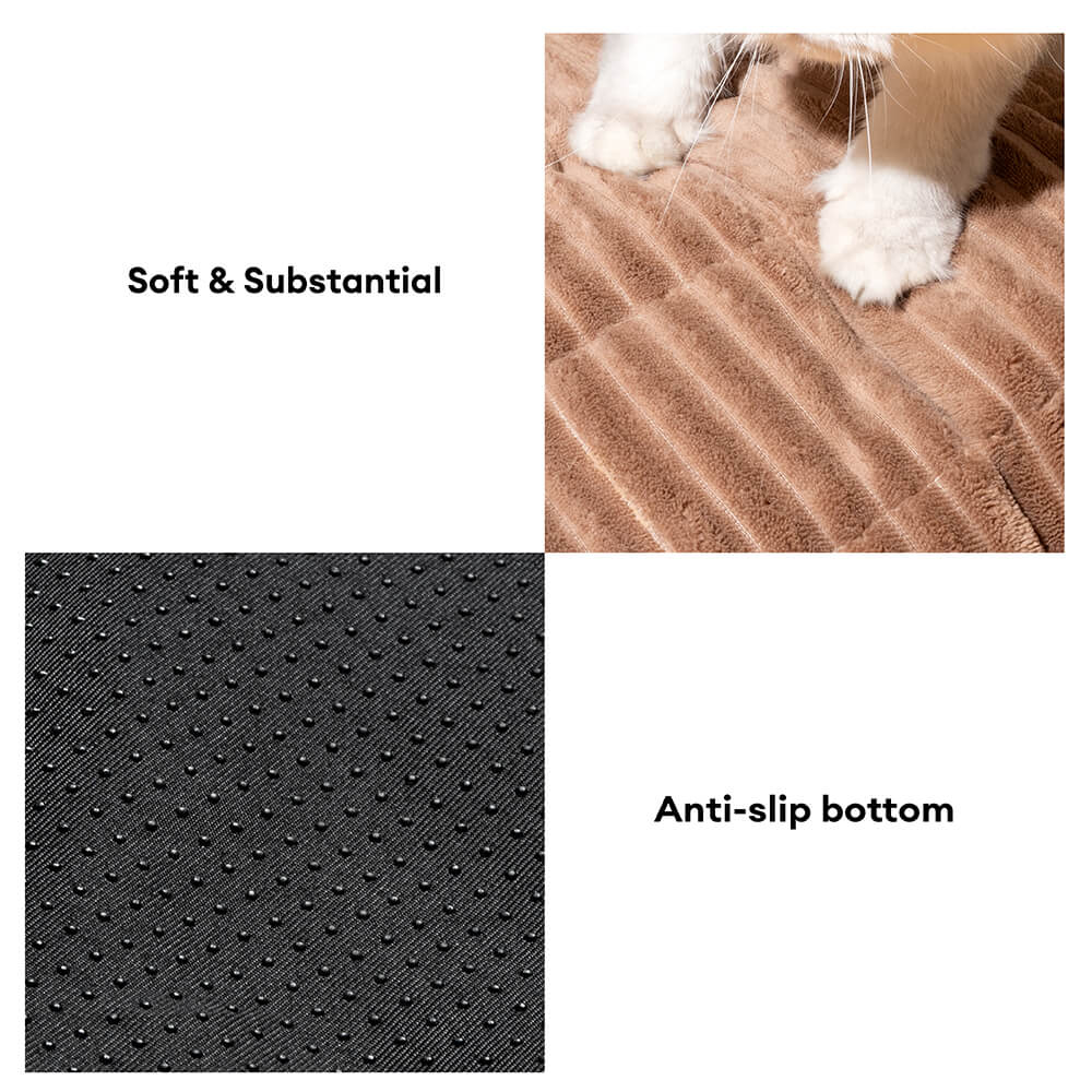 Make Waffle Biscuit Couch Cover – Cozy Soft Flannel & Breathable Pet Mat