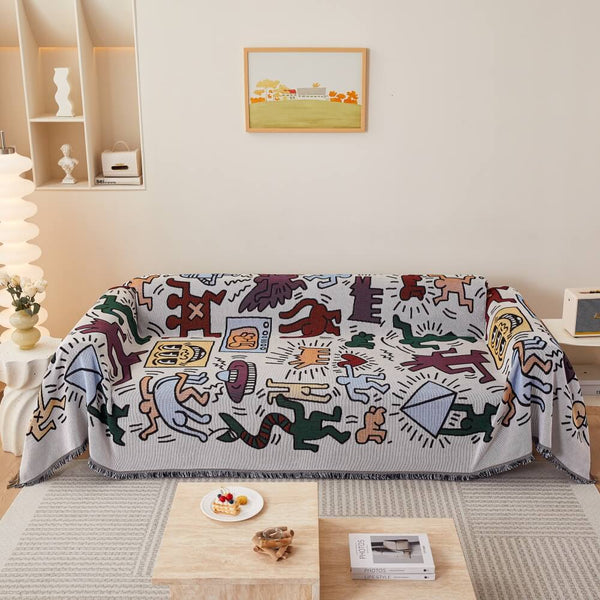 Bohemian Pattern Furniture Protection Sofa Decor Wear-Resistant Sofa Cover