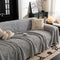 Bowknot Jacquard Plush Multifunctional Sofa Blanket Sofa Cover