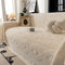 Bowknot Jacquard Plush Multifunctional Sofa Blanket Sofa Cover