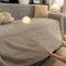 Bowknot Jacquard Plush Multifunctional Sofa Blanket Sofa Cover