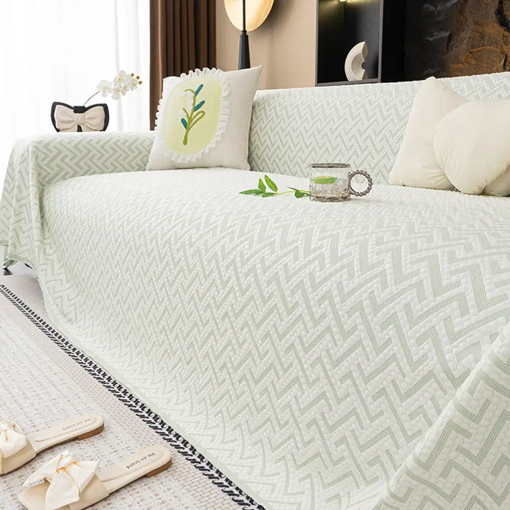 Breathable Cooling Ice Silk Heat-Absorbing Large Sofa Blanket Sofa Cover