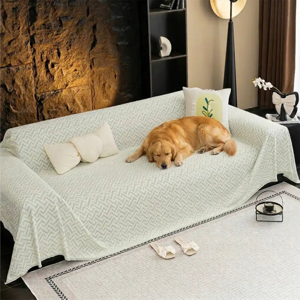 Breathable Cooling Ice Silk Heat-Absorbing Large Sofa Blanket Sofa Cover