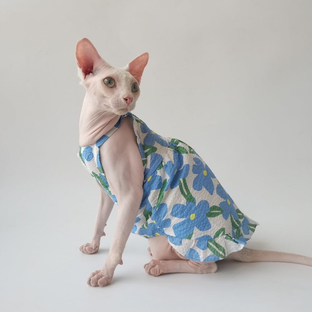 Charmante chemise florale pour animaux de compagnie et vêtements assortis du propriétaire