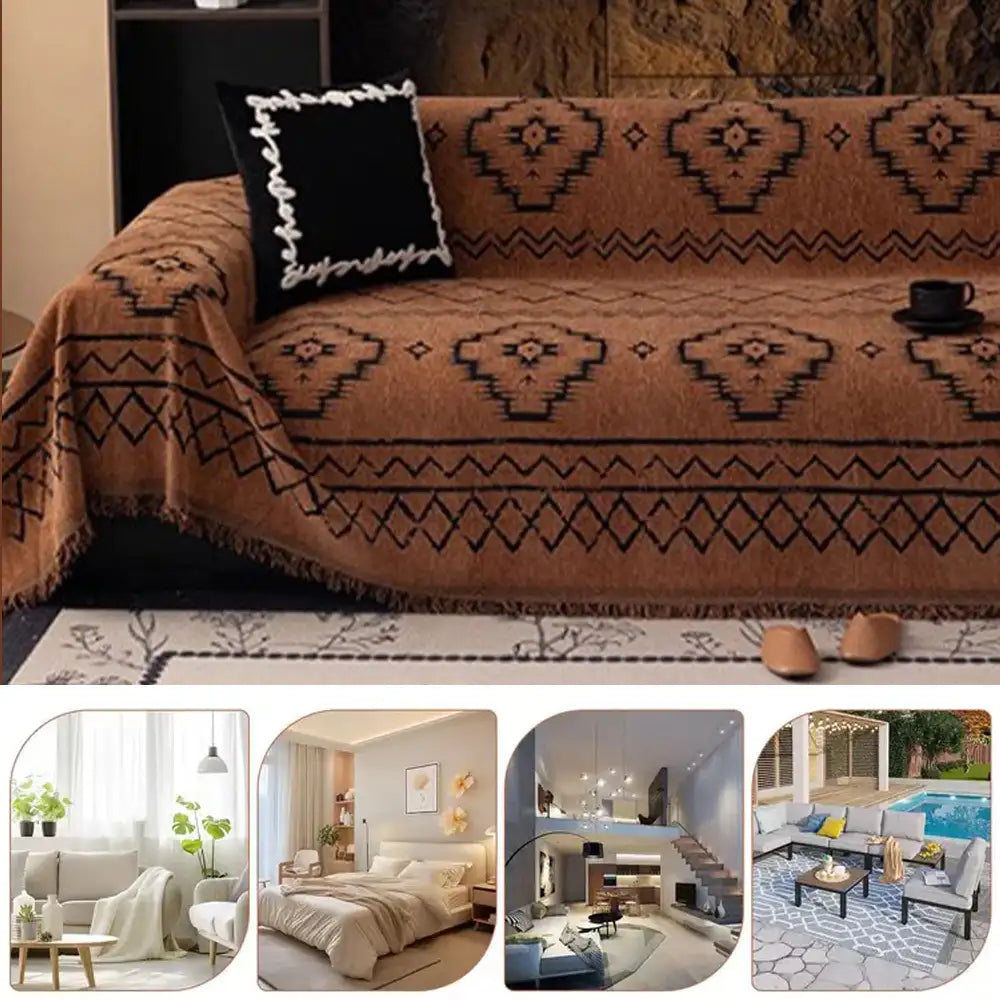 Chenille Retro Durable Scratch-resistant Sofa Protection Sofa Cover